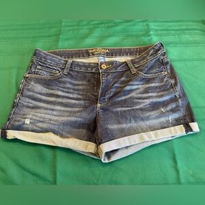 Arizona Jean Company Women's Dark Blue Jean Shorts